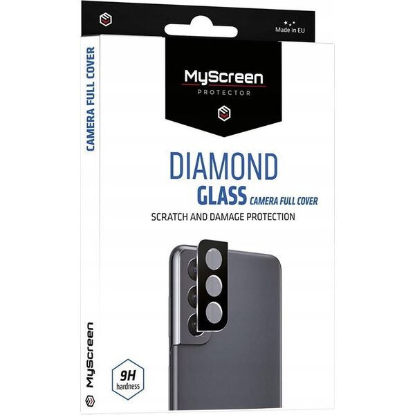 MyScreen Protector Samsung Galaxy S22/S22+ -  Szkło hartowane na tyle kamery MyScreen DIAMOND GLASS CAMERA FULL COVER