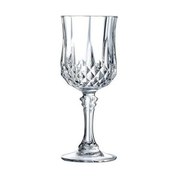 Cristal Kieliszek do wina Cristal dArques Paris Longchamp Przezroczysty Szkło (6 cl) (Pack 6x)