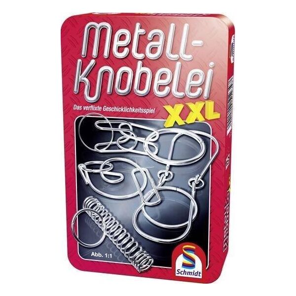 G3 Łamigłówki metalowe XXL 6 SZTUK metalowe pudełko