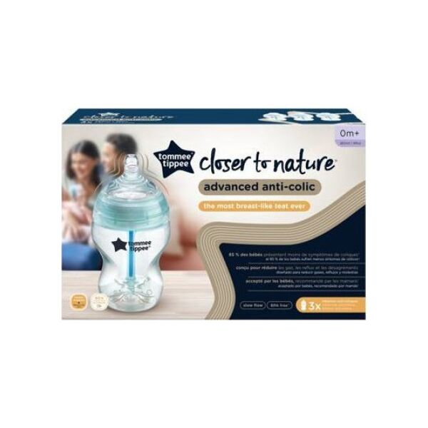 Tommee Tippee Butelka Antykolkowa Advanced Anti-Colic 3*260 Tommee Tippee