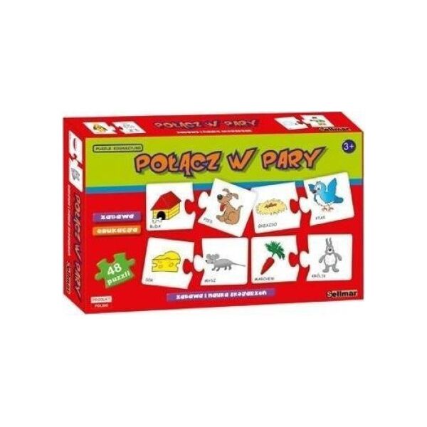 Abino Puzzle edukacyjne Połącz w pary ABINO