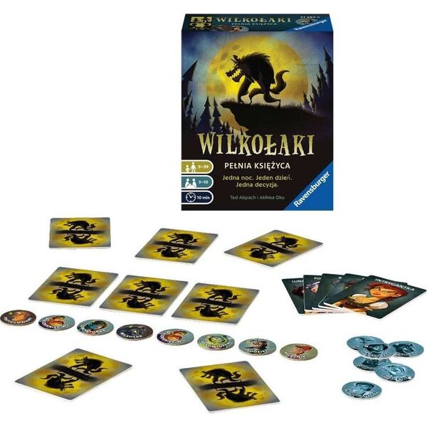 Ravensburger Towarzyska gra karciana Wilkołaki Pełnia Księżyca