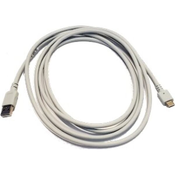 Kabel USB Zebra USB-A - USB-C 2.13 m Biały (CBL-CS6-S07-0B)