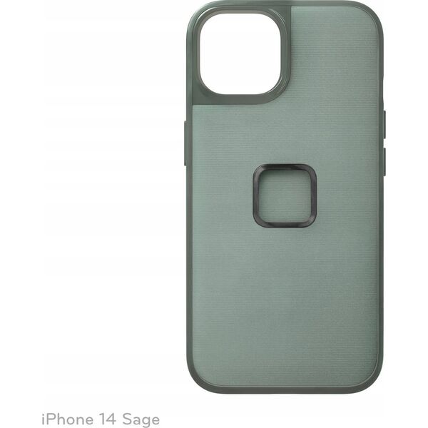 Peak Design Peak Design Mobile Etui Everyday Case Fabric iPhone 14 - Szarozielone