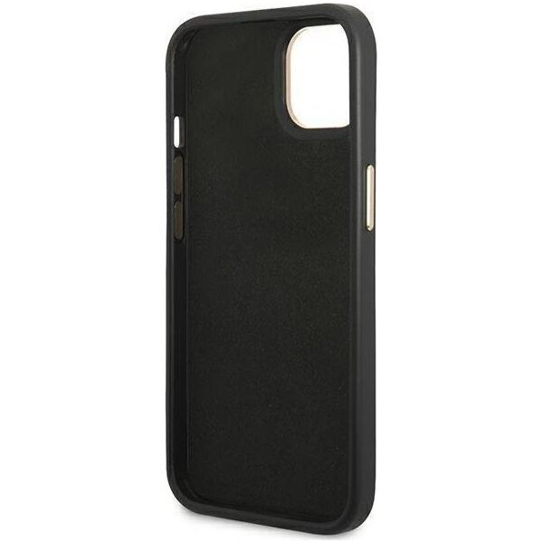 Guess Etui Guess do iPhone 14 Plus 6,7" czarny/black hardcase Croco Collection