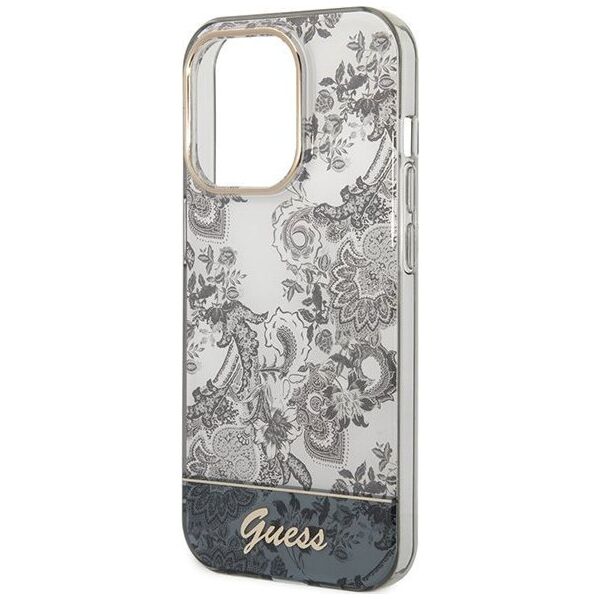 Guess Etui Guess do iPhone 14 Pro Max 6,7" szary/grey hardcase Porcelain Collection