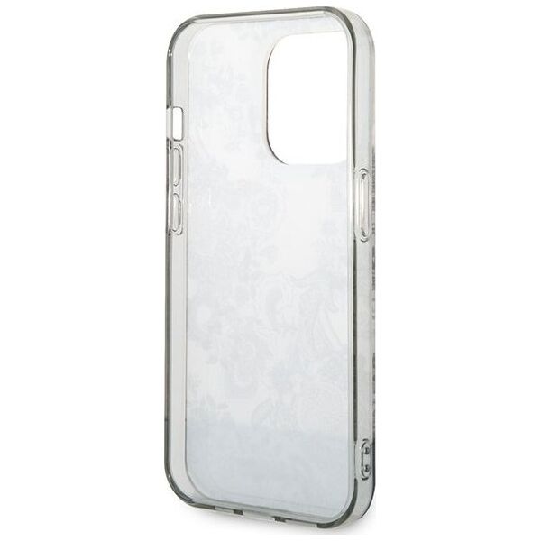 Guess Etui Guess do iPhone 14 Pro Max 6,7" szary/grey hardcase Porcelain Collection