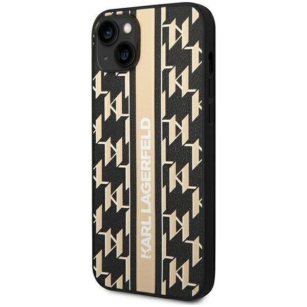 Karl Lagerfeld Etui Karl Lagerfeld do iPhone 14 Plus 6,7" hardcase brązowy/brown Monogram Stripe