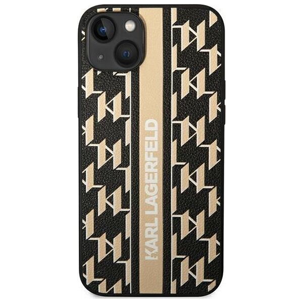 Karl Lagerfeld Etui Karl Lagerfeld do iPhone 14 Plus 6,7" hardcase brązowy/brown Monogram Stripe