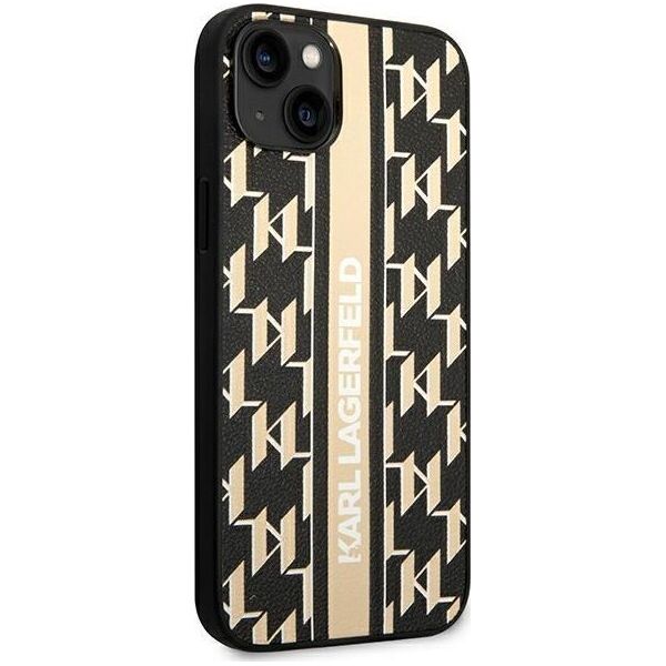 Karl Lagerfeld Etui Karl Lagerfeld do iPhone 14 Plus 6,7" hardcase brązowy/brown Monogram Stripe