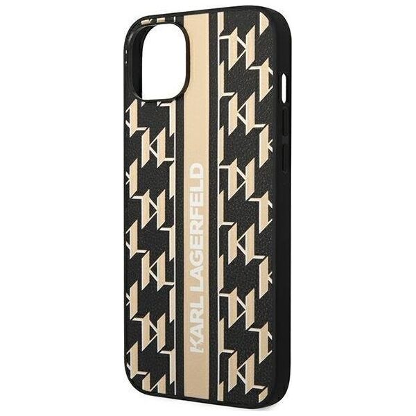 Karl Lagerfeld Etui Karl Lagerfeld do iPhone 14 Plus 6,7" hardcase brązowy/brown Monogram Stripe