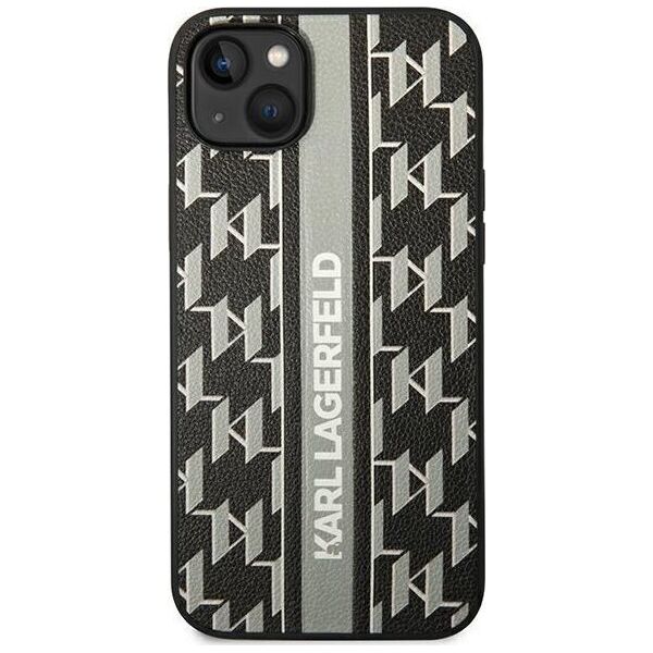 Karl Lagerfeld Etui Karl Lagerfeld do iPhone 14 Plus 6,7" hardcase szary/grey Monogram Stripe