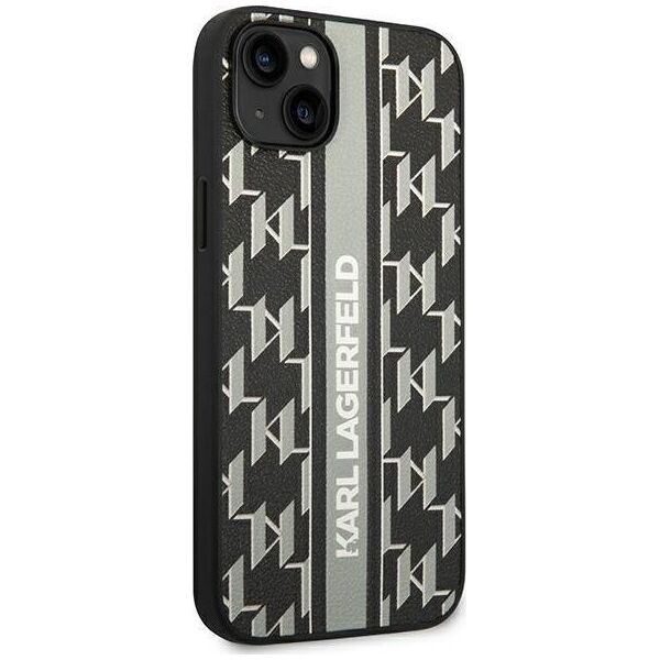 Karl Lagerfeld Etui Karl Lagerfeld do iPhone 14 Plus 6,7" hardcase szary/grey Monogram Stripe