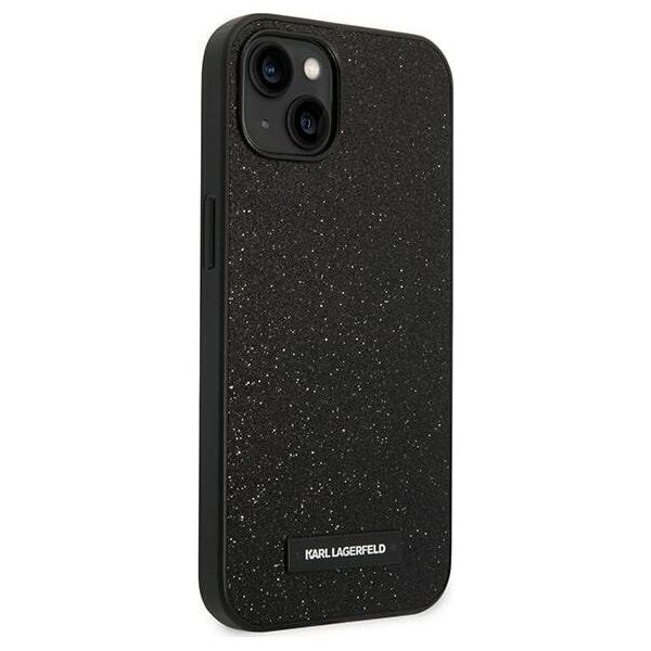 Karl Lagerfeld Etui Karl Lagerfeld do iPhone 14 Plus 6,7" hardcase czarny/black Glitter Plaque Logo