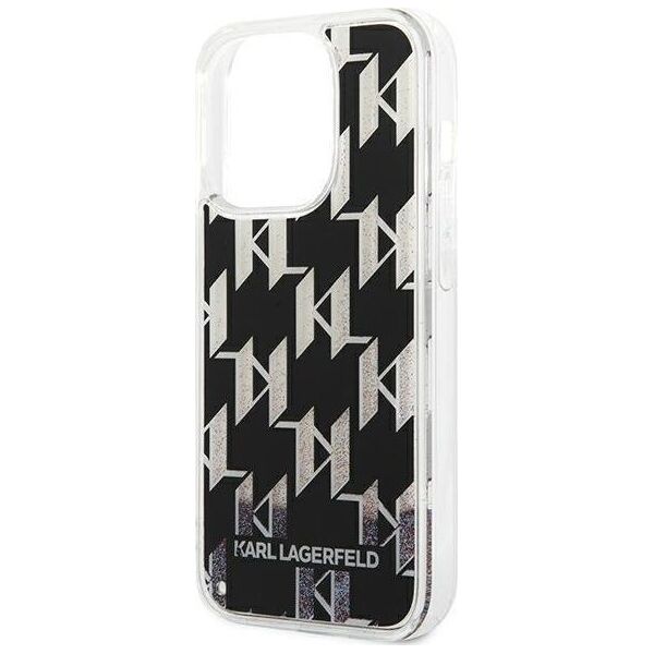 Karl Lagerfeld Etui Karl Lagerfeld do iPhone 14 Pro Max 6,7" hardcase czarny/black Liquid Glitter Monogram