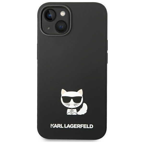 Karl Lagerfeld Etui Karl Lagerfeld do iPhone 14 Plus 6,7" hardcase czarny/black Silicone Choupette Body