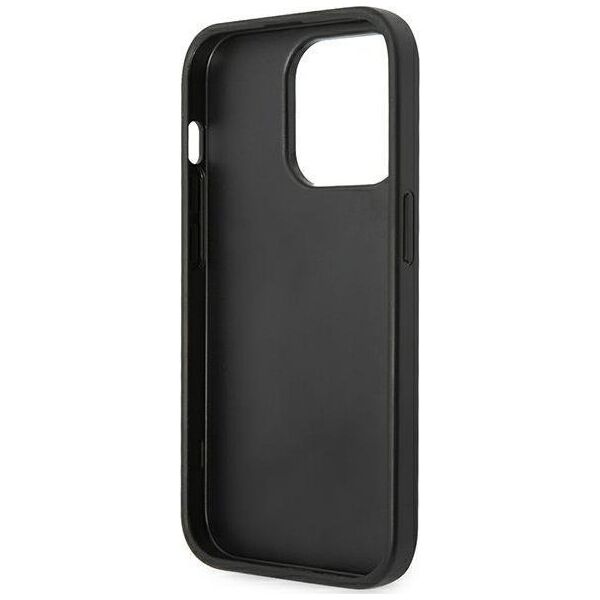 Karl Lagerfeld Etui Karl Lagerfeld do iPhone 14 Pro Max 6,7" hardcase srebrny/silver Glitter Flakes Ikonik