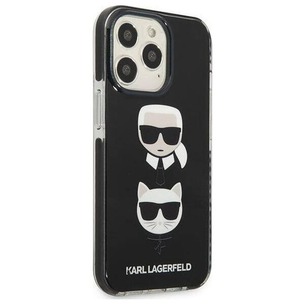 Karl Lagerfeld Etui Karl Lagerfeld do iPhone 13 Pro / 13 6,1" hardcase czarny/black Karl&Choupette Head