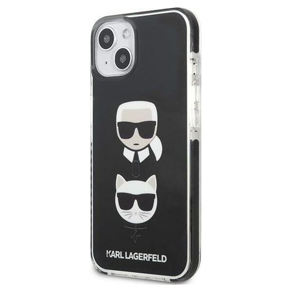 Karl Lagerfeld Etui Karl Lagerfeld do iPhone 13 mini 5,4" hardcase czarny/black Karl&Choupette Head