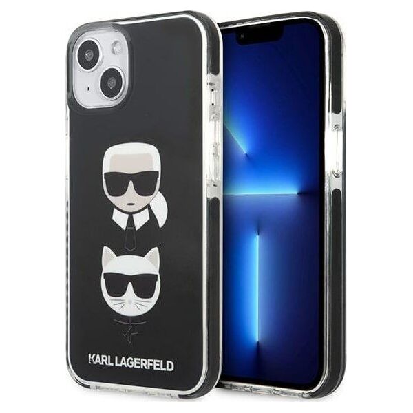Karl Lagerfeld Etui Karl Lagerfeld do iPhone 13 6,1" hardcase czarny/black Karl&Choupette Head