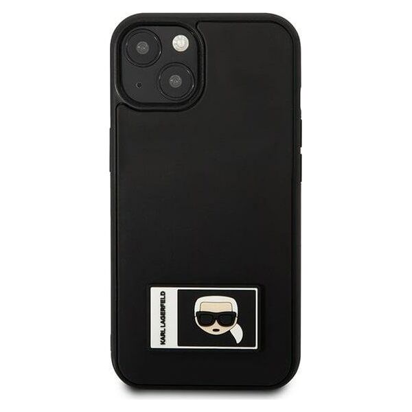 Karl Lagerfeld Etui Karl Lagerfeld do iPhone 13 mini 5,4" czarny/black hardcase Ikonik Patch