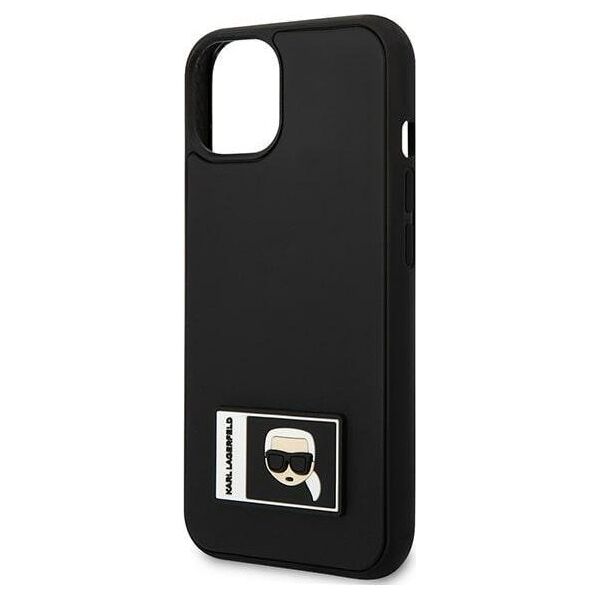 Karl Lagerfeld Etui Karl Lagerfeld do iPhone 13 mini 5,4" czarny/black hardcase Ikonik Patch