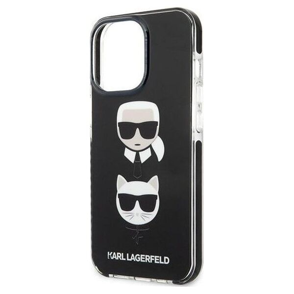 Karl Lagerfeld Etui Karl Lagerfeld do iPhone 13 Pro Max 6,7" hardcase czarny/black Karl&Choupette Head