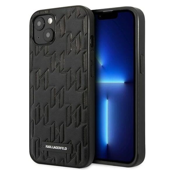 Karl Lagerfeld Etui Karl Lagerfeld do iPhone 13 mini 5,4" hardcase czarny/black Monogram Plaque