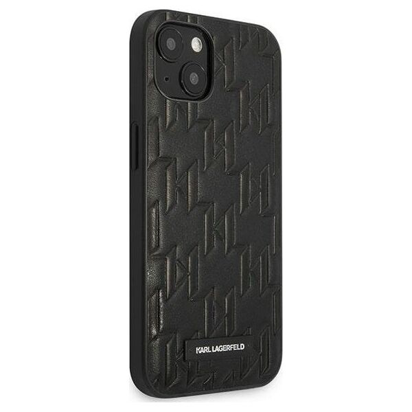 Karl Lagerfeld Etui Karl Lagerfeld do iPhone 13 mini 5,4" hardcase czarny/black Monogram Plaque