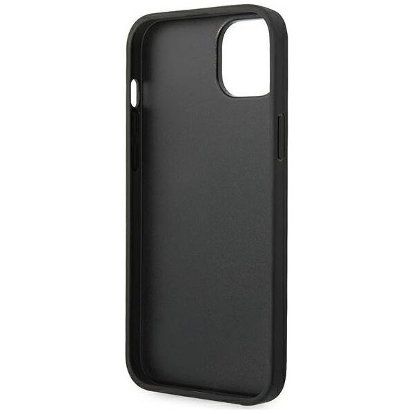 Ferrari Etui Ferrari do iPhone 14 Plus 6,7" czarny/black hardcase Leather Stamp Sides