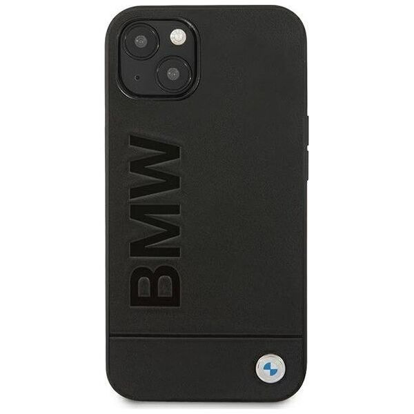 BMW Etui BMW do iPhone 14 Plus 6,7" czarny/black Leather Stamp