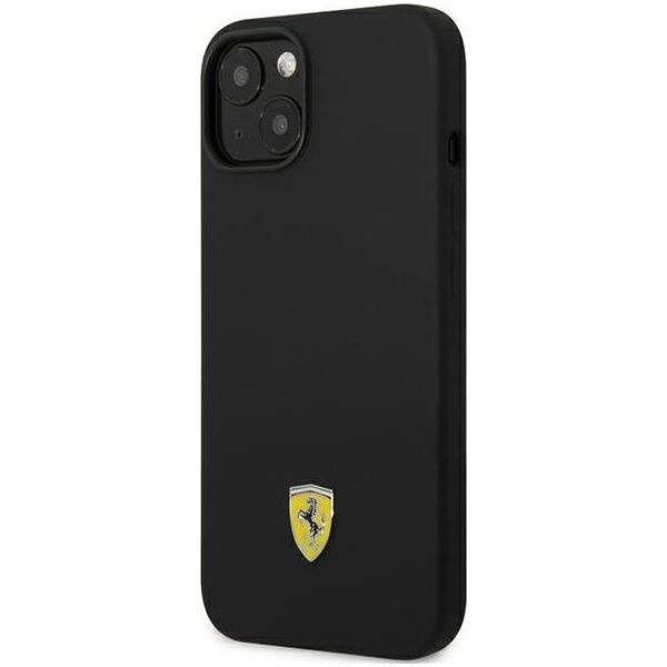 Ferrari Etui Ferrari do iPhone 14 6,1" czarny/black hardcase Silicone Metal Logo