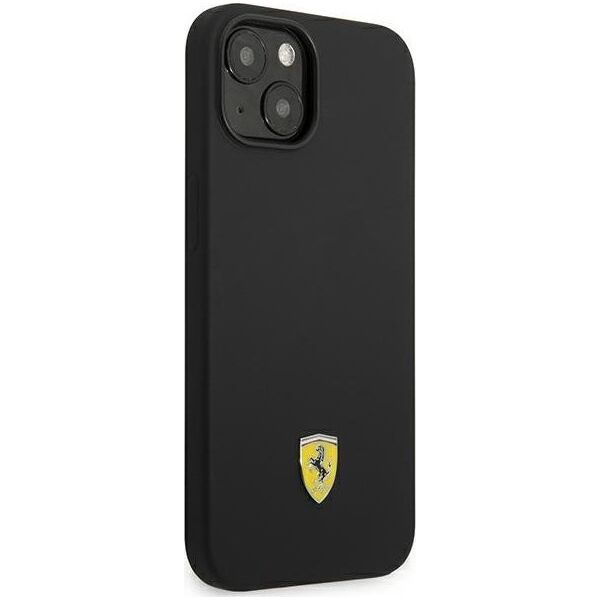 Ferrari Etui Ferrari do iPhone 14 Plus 6,7" czarny/black hardcase Silicone Metal Logo