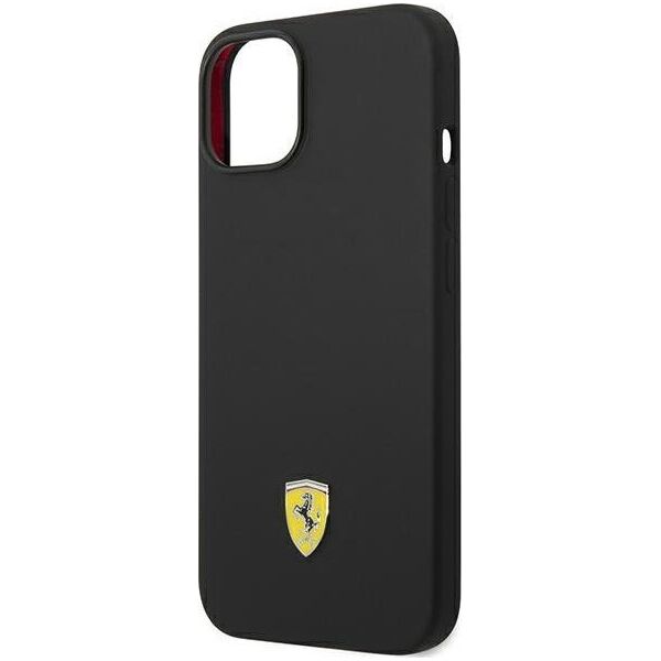 Ferrari Etui Ferrari do iPhone 14 Plus 6,7" czarny/black hardcase Silicone Metal Logo