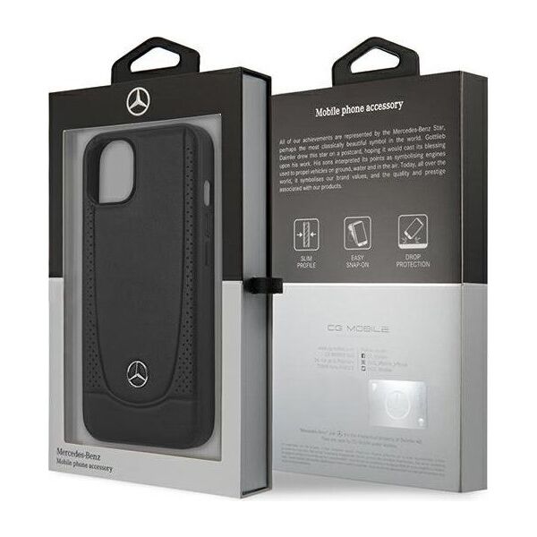 Mercedes Etui Mercedes do iPhone 14 Plus 6,7" czarny/black hardcase Leather Urban