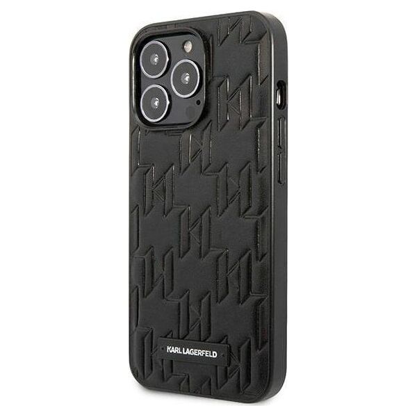 Karl Lagerfeld Karl Lagerfeld KLHCP13LMNMP1K iPhone 13 Pro / 13 6,1" hardcase czarny/black Monogram Plaque