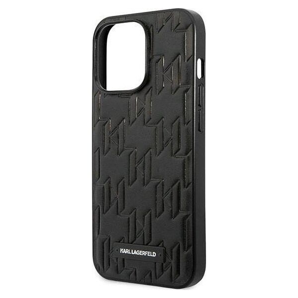 Karl Lagerfeld Karl Lagerfeld KLHCP13LMNMP1K iPhone 13 Pro / 13 6,1" hardcase czarny/black Monogram Plaque