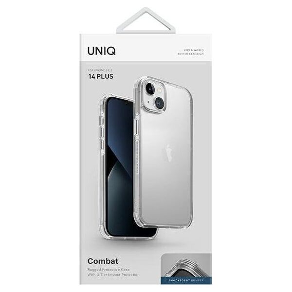 Uniq UNIQ etui Combat do iPhone 14 Plus 6,7" przeźroczysty/crystal clear