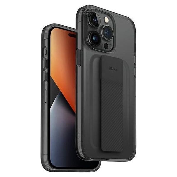 Uniq UNIQ etui Heldro Mount do iPhone 14 Pro Max 6,7" szary/vapour smoke