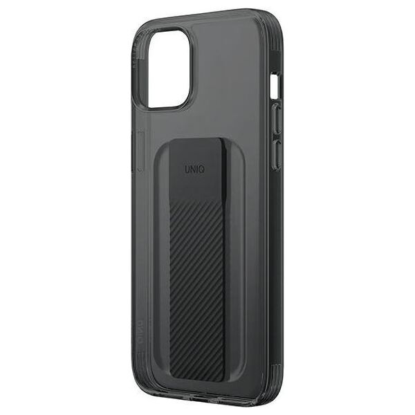 Uniq UNIQ etui Heldro Mount do iPhone 14 Plus 6,7" czarny/vapour smoke