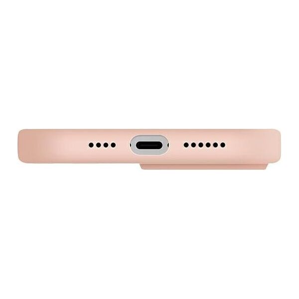 Uniq UNIQ etui Lino Hue do iPhone 14 Plus 6,7" Magclick Charging różowy/blush pink