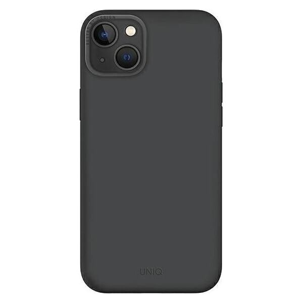 Uniq UNIQ etui Lino Hue do iPhone 14 Plus 6,7" Magclick Charging szary/charcoal grey