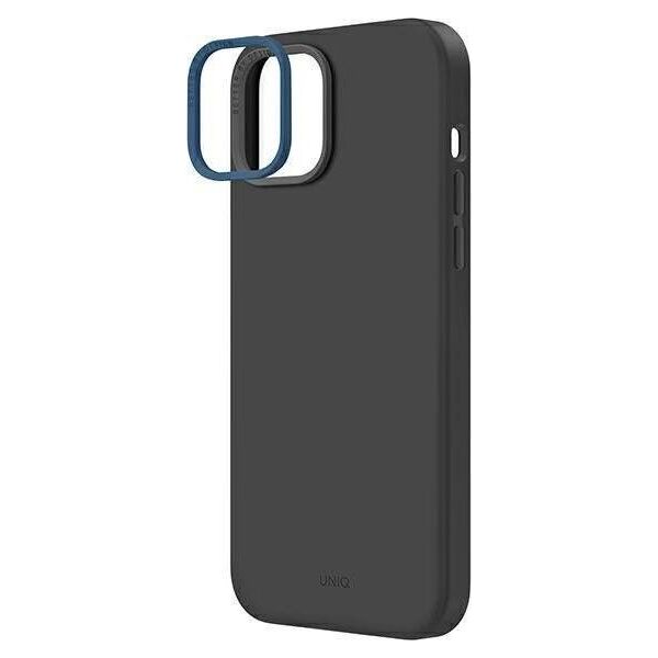 Uniq UNIQ etui Lino Hue do iPhone 14 Plus 6,7" Magclick Charging szary/charcoal grey