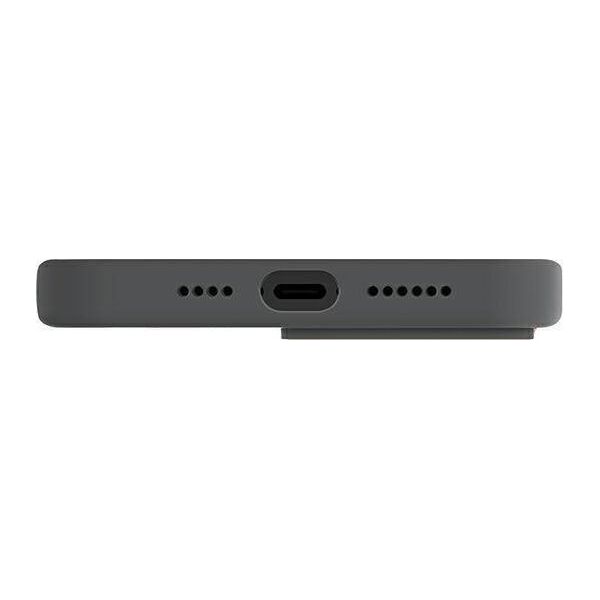 Uniq UNIQ etui Lino Hue do iPhone 14 Plus 6,7" Magclick Charging szary/charcoal grey