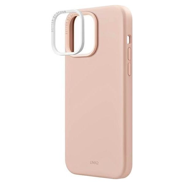 Uniq UNIQ etui Lino do iPhone 14 Pro 6,1" różowy/pink blush