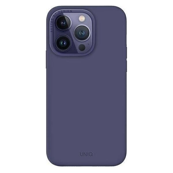 Uniq UNIQ etui Lino do iPhone 14 Pro Max 6,7" purpurowy/purple fig