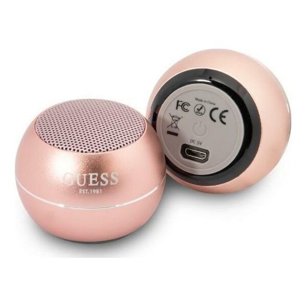 Głośnik Guess Guwsalged Mini różowy (GUE002432)