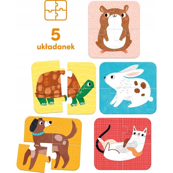 NICI CzuCzu Nasi przyjaciele Puzzle na cztery