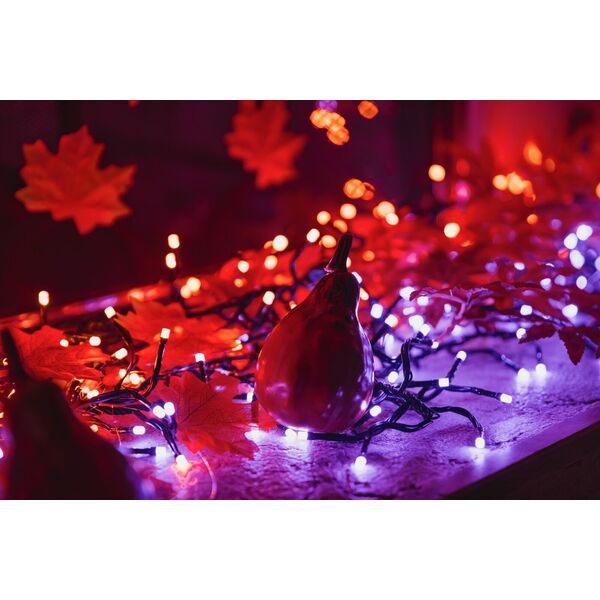 Twinkly Inteligentne lampki dekoracyjne Cluster 400 LED RGB 6 m kiść, girlanda, sterowane aplikacją