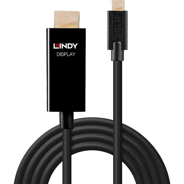 Kabel USB Lindy USB-C - HDMI 3 m Czarny (43293)